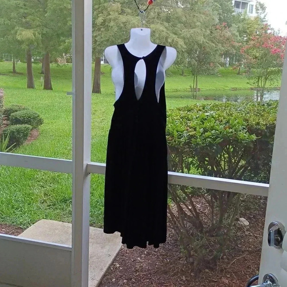 💙🌹Black cotton dress with buttons - Picture 13 of 16